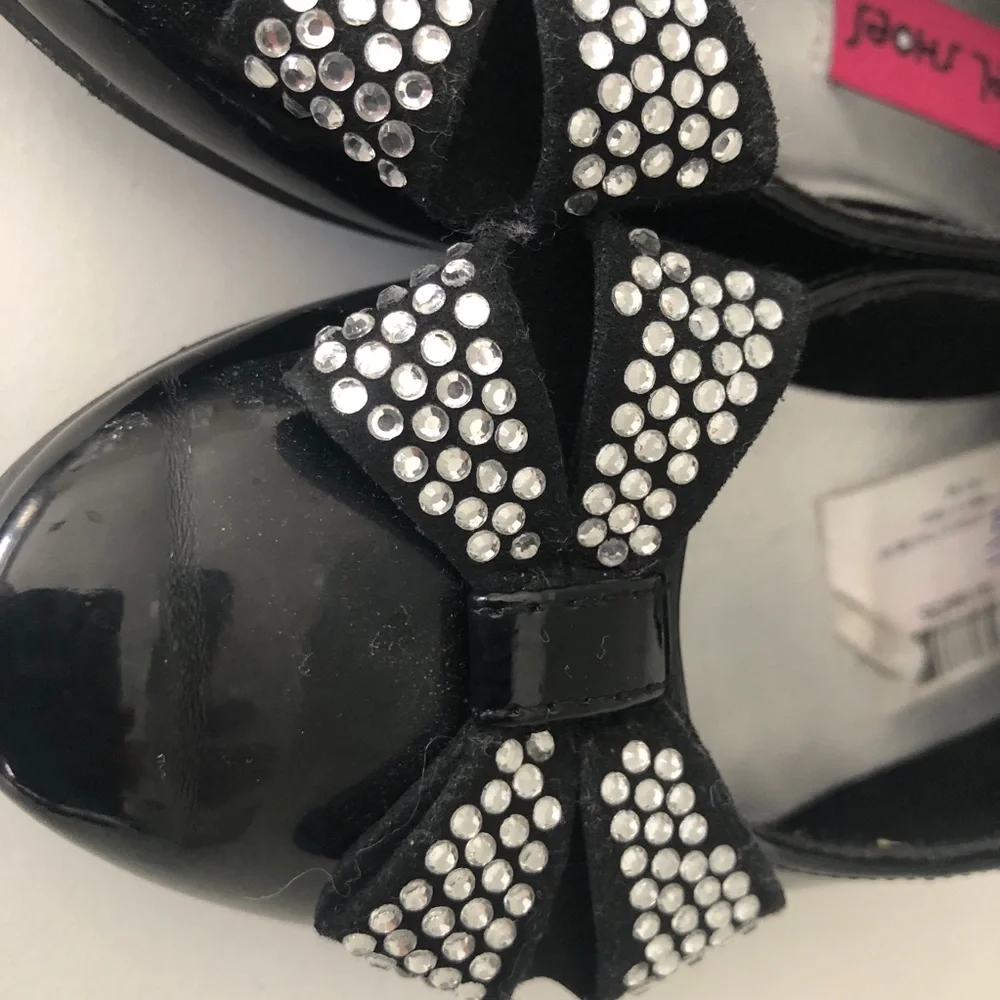 Rachel Patent Leather Bow Flats